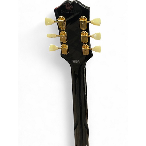 Used Epiphone Les Paul Custom Black Solid Body Electric Guitar