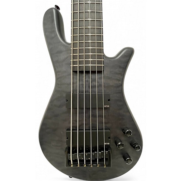 Used Spector ns pulse 6 Trans Black Electric Bass Guitar
