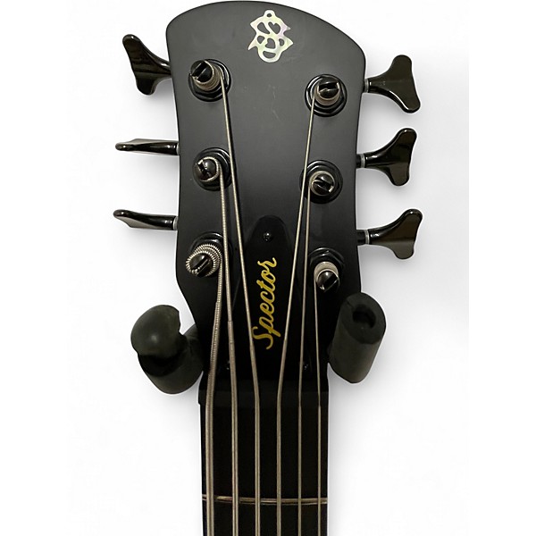 Used Spector ns pulse 6 Trans Black Electric Bass Guitar