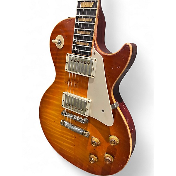 Used Gibson LES PAUL R9 TOM DOYLE "TIME MACHINE" RELIC HISTORIC AGED  BURST Solid Body Electric Guitar