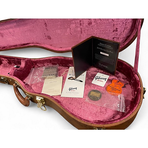 Used Gibson CUSTOM SHOP HISTORIC LES PAUL '58 AGED Lemonburst Solid Body Electric Guitar