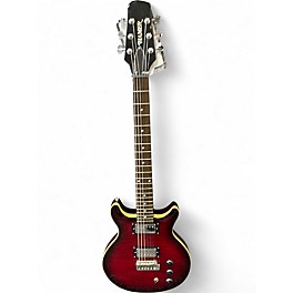 Used Hamer THE HAMER ARCHTOP 2 Color Sunburst Solid Body Electric Guitar