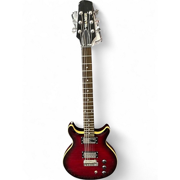 Used Hamer THE HAMER ARCHTOP 2 Color Sunburst Solid Body Electric Guitar