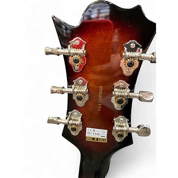 Used D'Angelico Premier Series DC CHAMPAGINE Hollow Body Electric Guitar