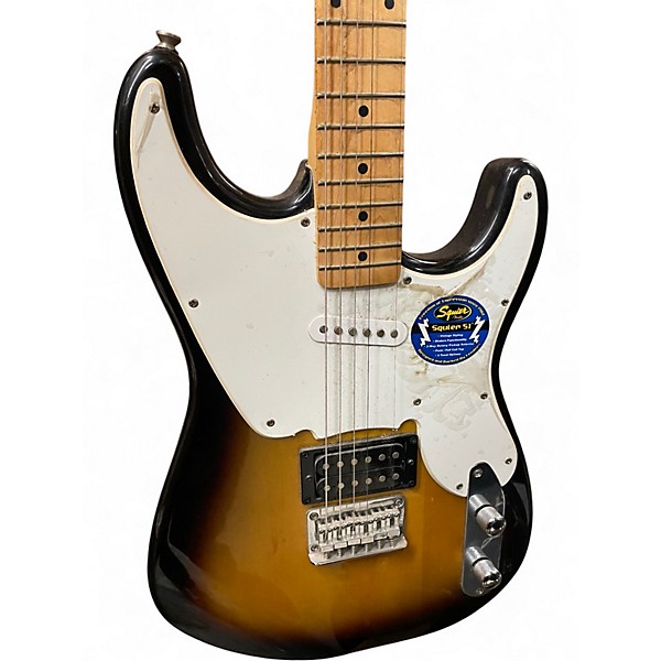 Used Squier 51 sunburst Solid Body Electric Guitar