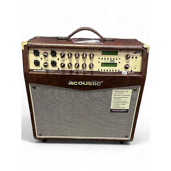 Used Acoustic A1000 2x50W Stereo Acoustic Guitar Combo Amp