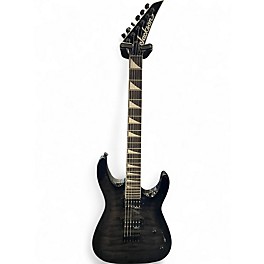 Used Jackson JS32Q Trans Black Solid Body Electric Guitar