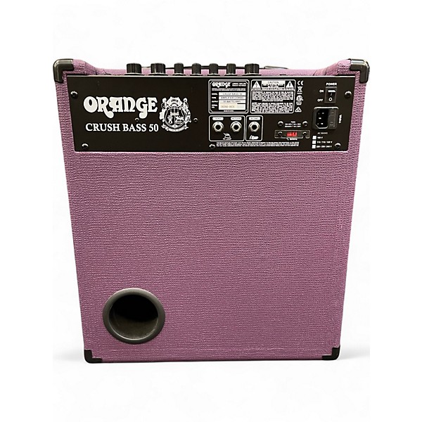 Used Orange Amplifiers Crush Bass 50 Glenn Hughes Limited Edition Bass Combo Amp