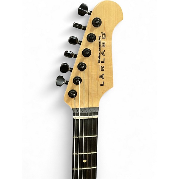 Used Lakland 65-s Skyline Candy Apple Red Solid Body Electric Guitar