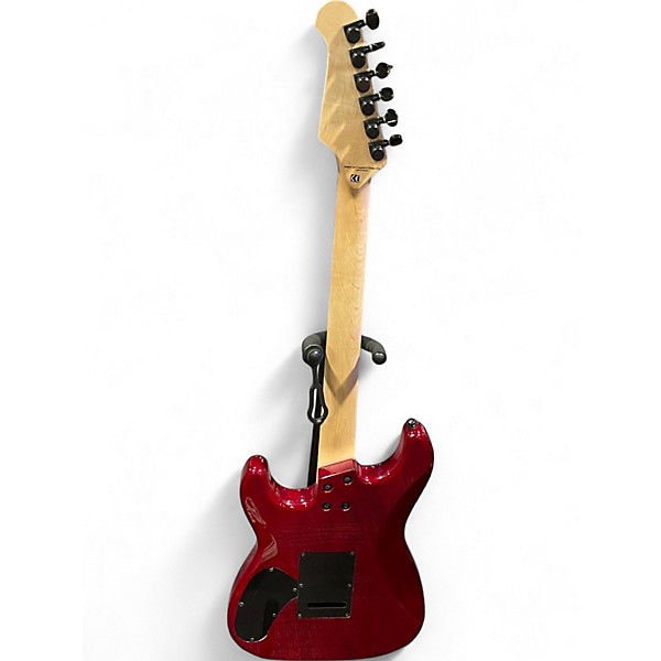 Used Lakland 65-s Skyline Candy Apple Red Solid Body Electric Guitar