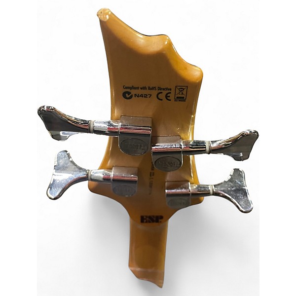 Used ESP LTD F104 Black Electric Bass Guitar