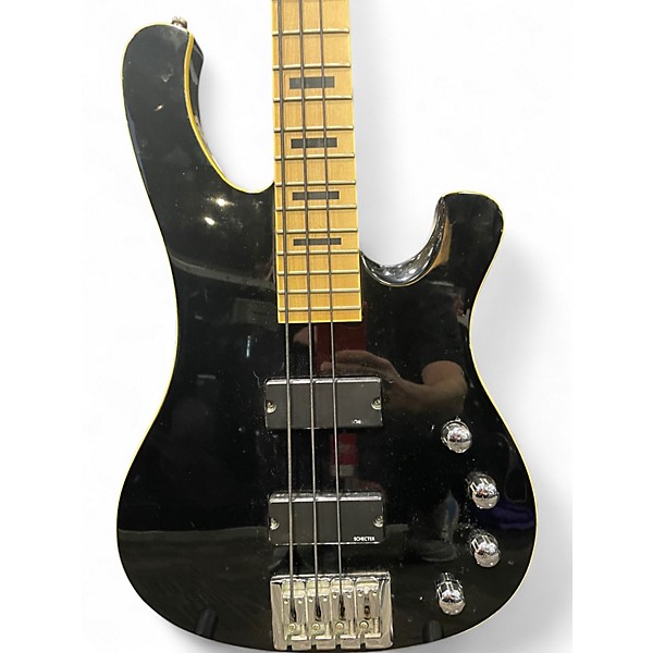 Used Schecter Guitar Research DIAMOND 004 BLACK Electric Bass Guitar