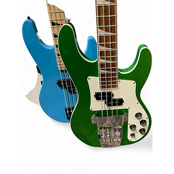 Used Jackson sbx 4 Green Electric Bass Guitar