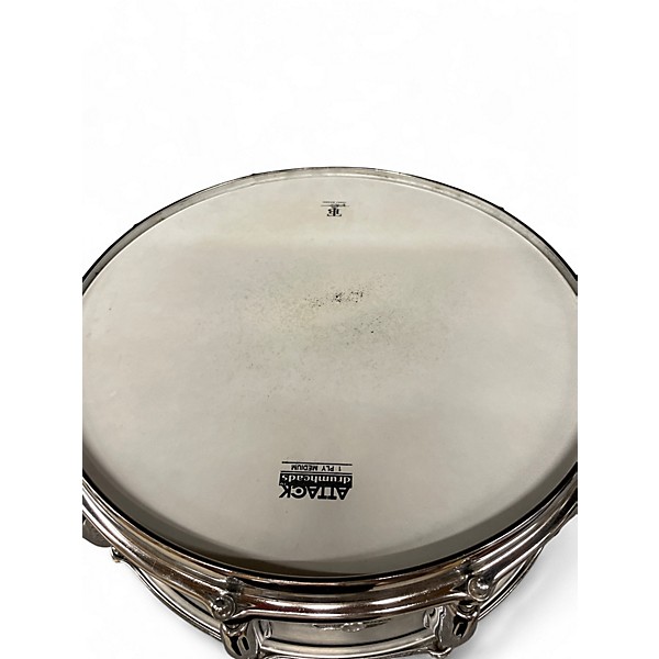 Used Slingerland 5X14 ribbed 10 lug aluminum brushed Drum