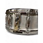 Used Slingerland 5X14 ribbed 10 lug aluminum brushed Drum