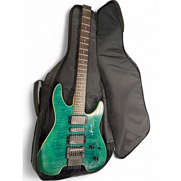 Used Steinberger Spirit GU-7R Trans Green Solid Body Electric Guitar