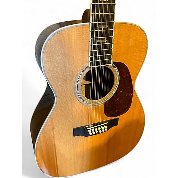 Used Martin Grand J1240E Natural 12 String Acoustic Guitar