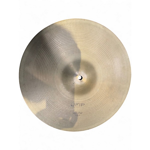 Used UFIP 14in HI HAT PAIR Cymbal