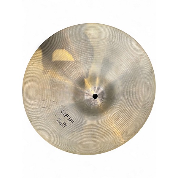 Used UFIP 14in HI HAT PAIR Cymbal