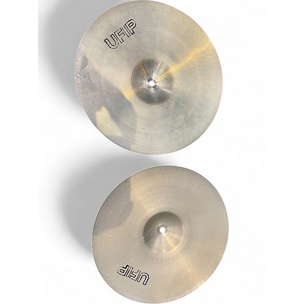 Used UFIP 14in HI HAT PAIR Cymbal
