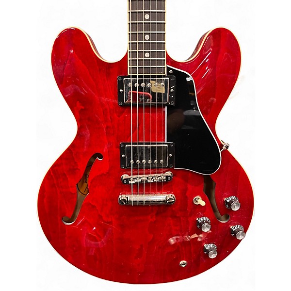 Used 2021 Gibson ES335 Cherry Hollow Body Electric Guitar