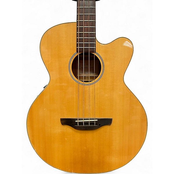 Used Takamine eg512c Natural Acoustic Bass Guitar
