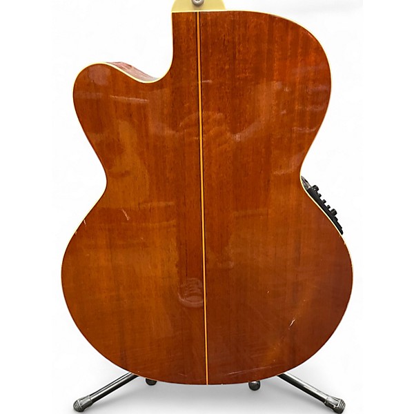 Used Takamine eg512c Natural Acoustic Bass Guitar