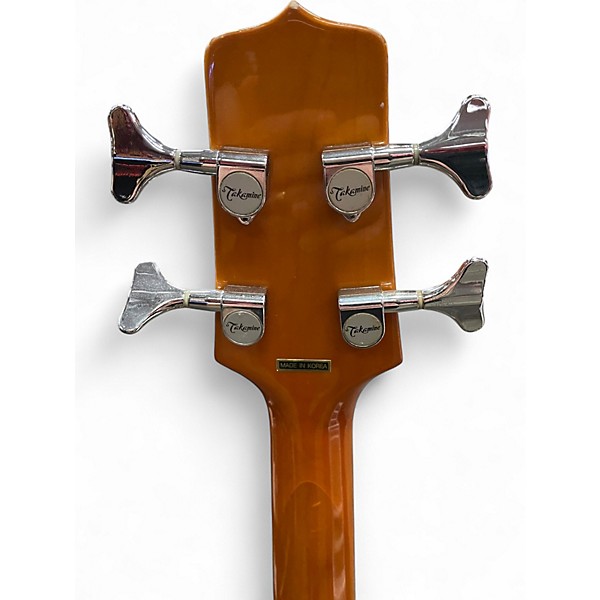 Used Takamine eg512c Natural Acoustic Bass Guitar
