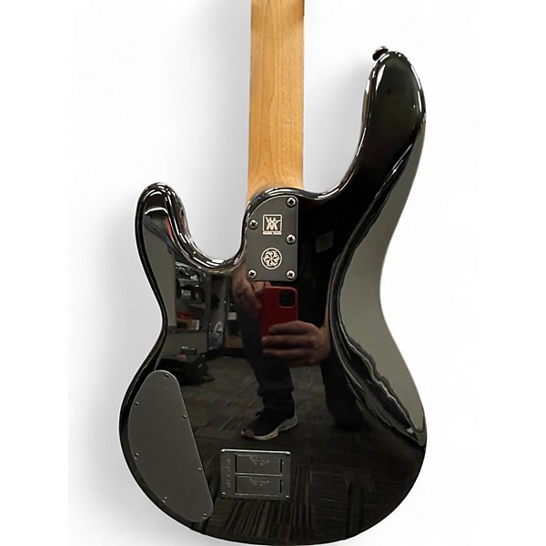 Used Ernie Ball Music Man DARK RAY BLACK Electric Bass Guitar