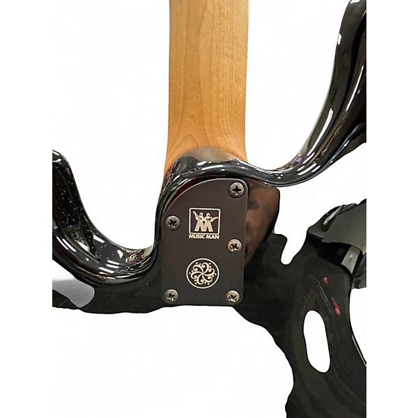 Used Ernie Ball Music Man DARK RAY BLACK Electric Bass Guitar