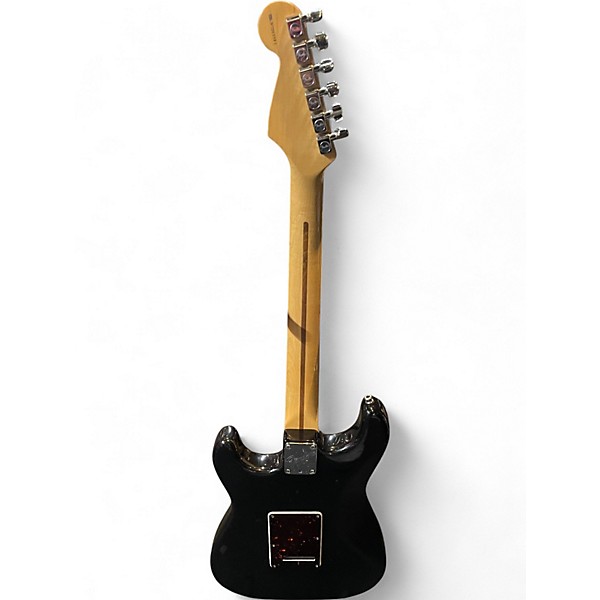Used Fender American Standard Stratocaster Black Solid Body Electric Guitar