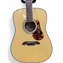 Used Alvarez MD60 Herringbome Natural Acoustic Guitar