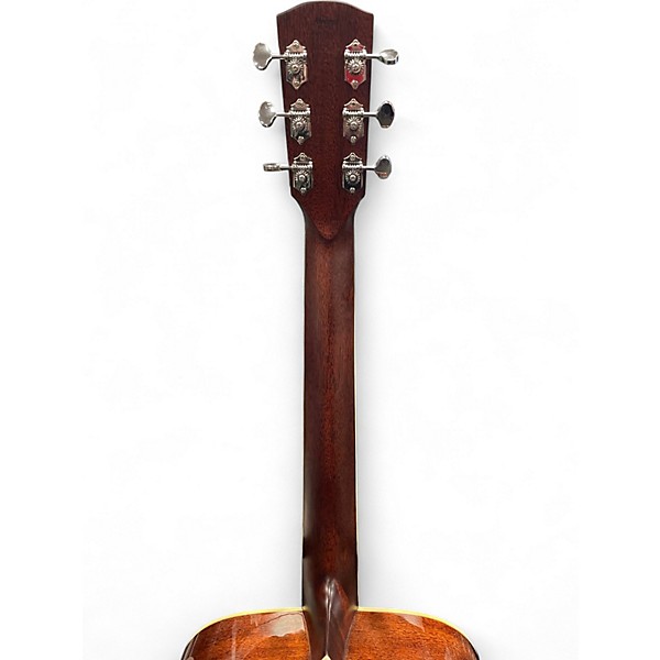 Used Alvarez MD60 Herringbome Natural Acoustic Guitar