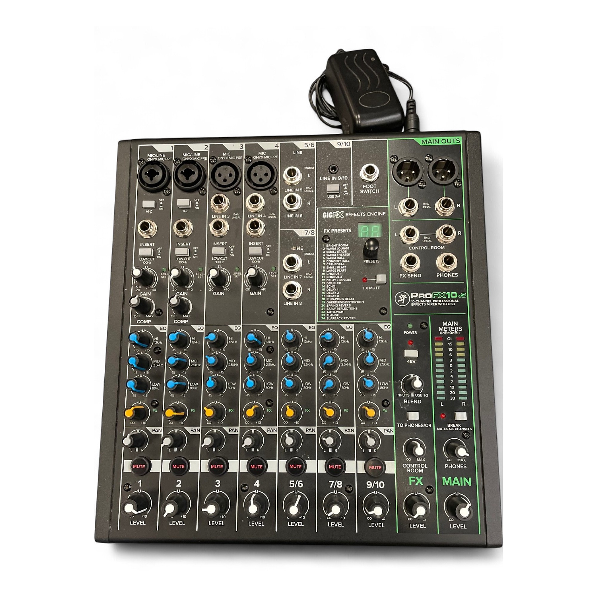 Mackie ProFX10v3 美品 完品 Mackie ProFX10v3 Effects Mixer with USB - Sound Productions