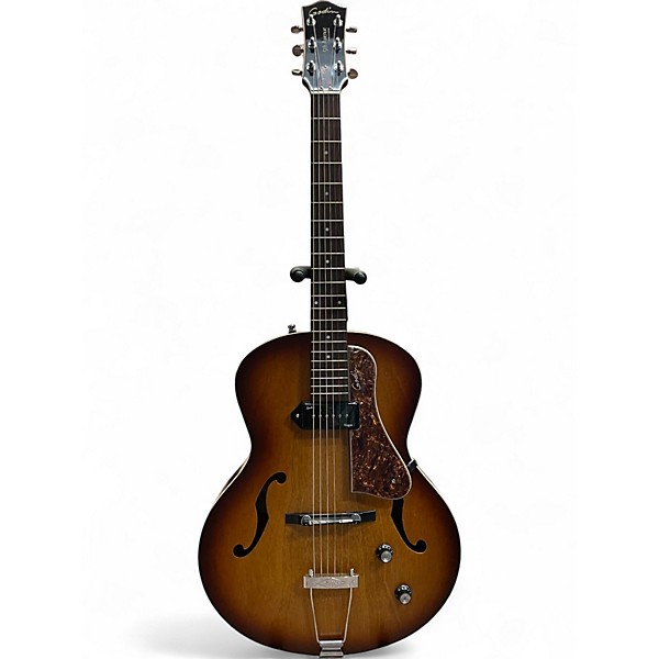 Used Godin 5th Avenue Kingpin P90 Cognac Burst Hollow Body Electric Guitar