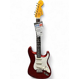 Used 2022 Fender 1966 DELUXE CLOSET CLASSIC  STRATOCASTER Candy Apple Red Solid Body Electric Guitar