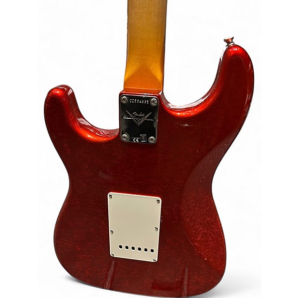 Used 2022 Fender 1966 DELUXE CLOSET CLASSIC STRATOCASTER Candy Apple Red Solid Body Electric Guitar