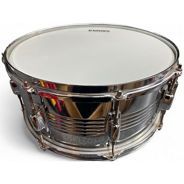 Used Ludwig 6.5X14 Hammered Snare Chrome Drum