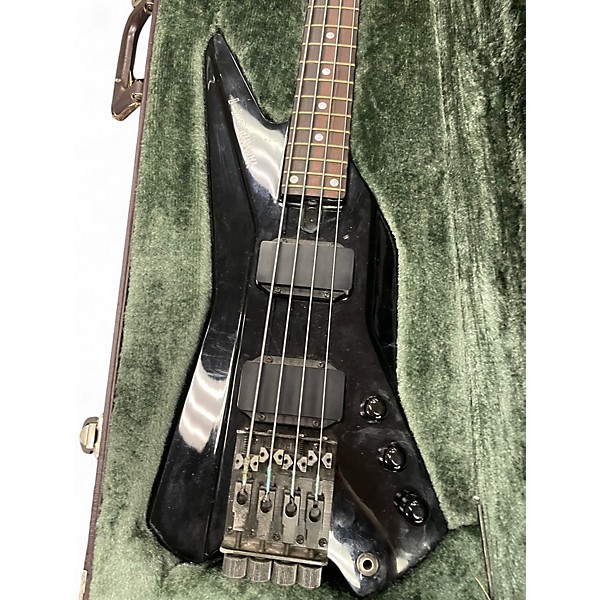 Vintage 1980s Yamaha BX-1 Black Electric Bass Guitar Black