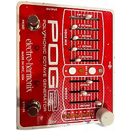 Used Electro-Harmonix Pog2 Polyphonic Octave Generator Effect Pedal