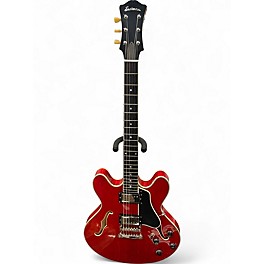 Used Eastman T386 Red Hollow Body Electric Guitar