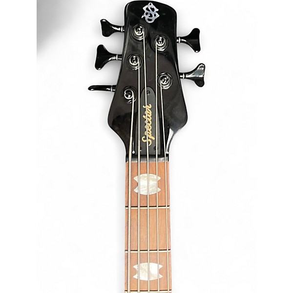 Used Spector EuroBolt 5 Metallic Blue Electric Bass Guitar