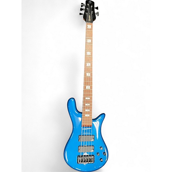 Used Spector EuroBolt 5 Metallic Blue Electric Bass Guitar
