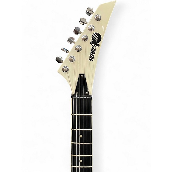 Used Aria Series 7 Arctic White Solid Body Electric Guitar
