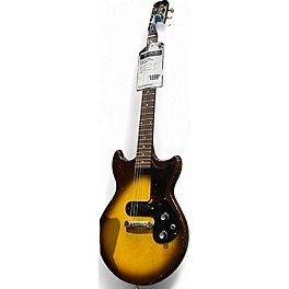 Vintage 1965 Epiphone Olympic 2 Tone Sunburst Solid Body Electric Guitar