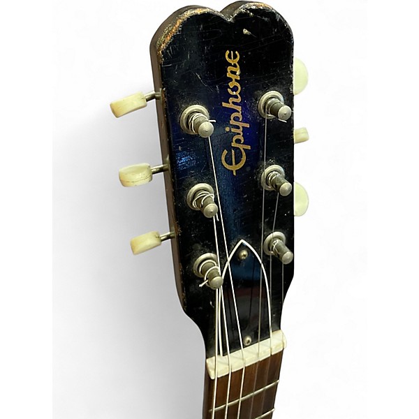 Vintage 1965 Epiphone Olympic 2 Tone Sunburst Solid Body Electric Guitar