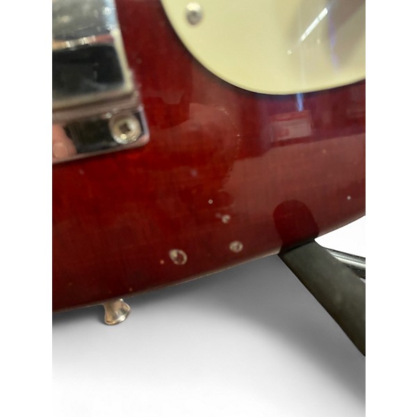 Vintage 1967 Epiphone Olympic Cherry Solid Body Electric Guitar