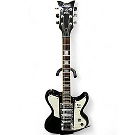 Used Schecter Guitar Research DIAMOND SERIES ULTRA III Black and White Solid Body Electric Guitar