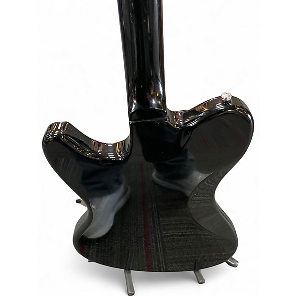 Used Schecter Guitar Research DIAMOND SERIES ULTRA III Black and White Solid Body Electric Guitar