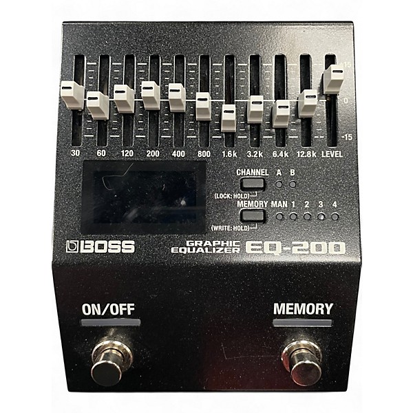 【新品未使用】BOSS Graphic Equalizer EQ-200 Boss EQ-200 Graphic Equalizer Pedal | Sweetwater